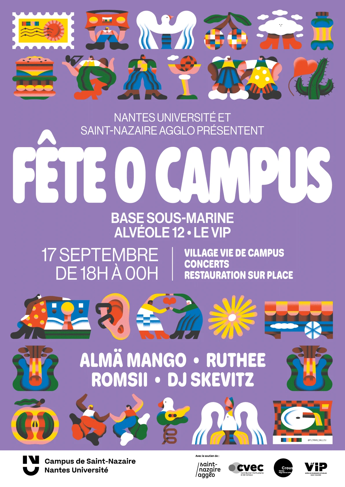 Affiche Fête O Campus 2026
