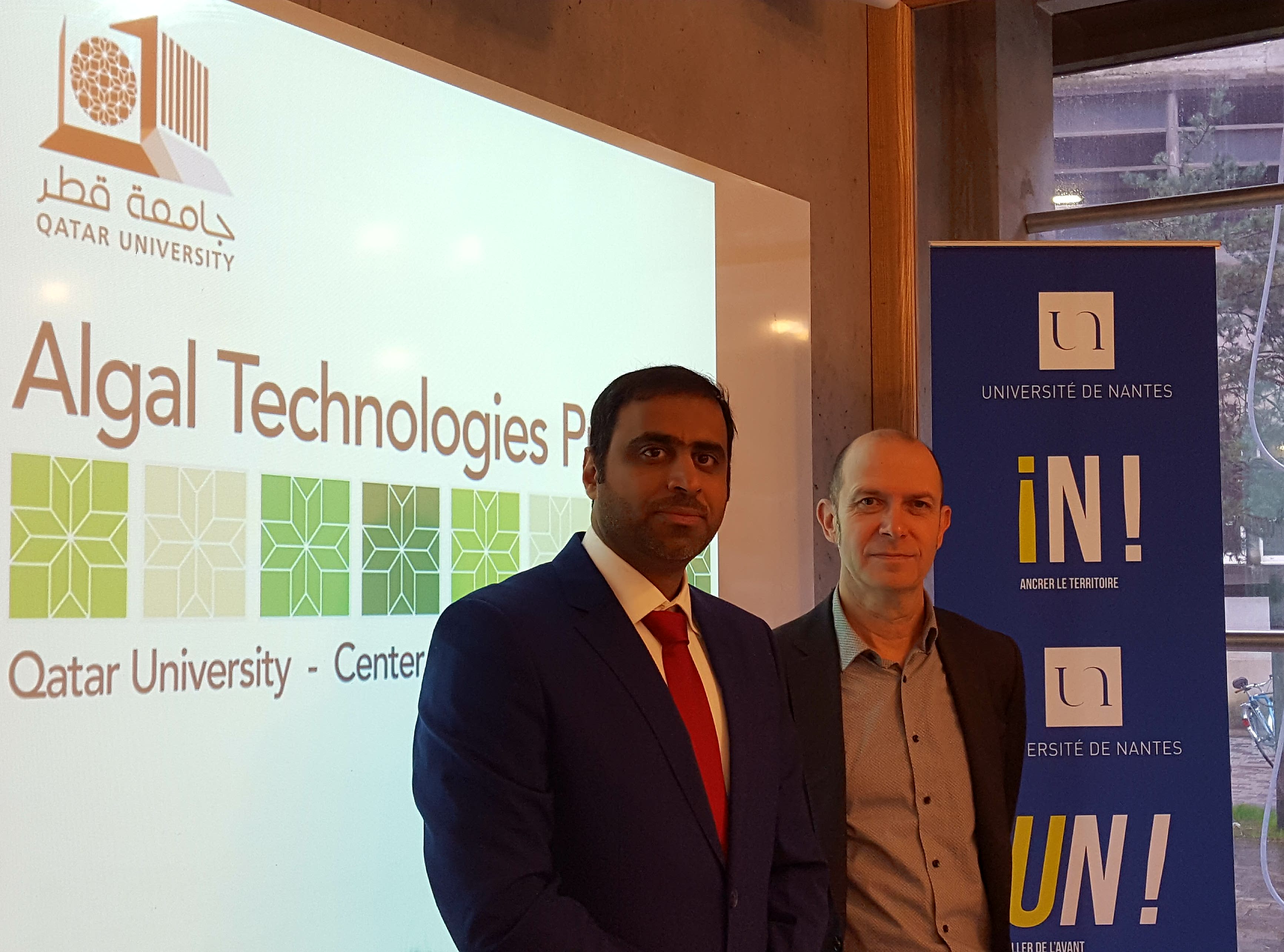 Pr. Thierry Brousse, Vice-Dean in Charge of Innovation at the University of Nantes, has welcomed Dr. Hareb Al Jabri, from Qatar University.