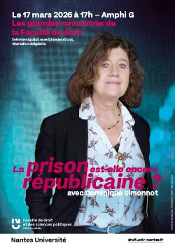 Affiche : La prison est-elle encore républicaine ? avec Dominique Simonnot