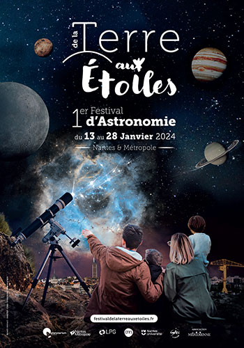 Affiche Festival d'astronomie De la Terre aux étoiles