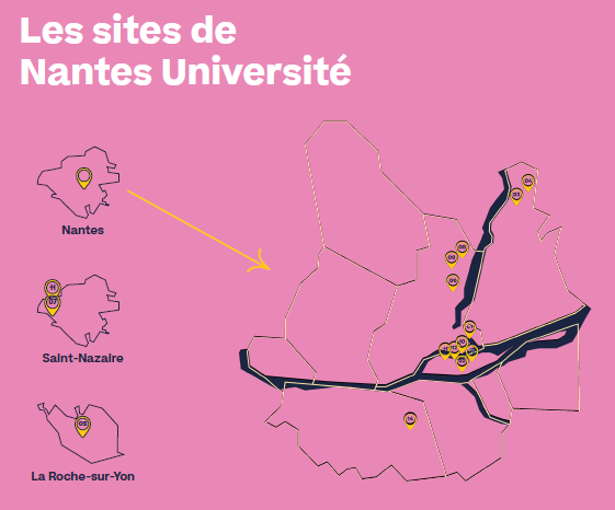 Sites de Nantes Université