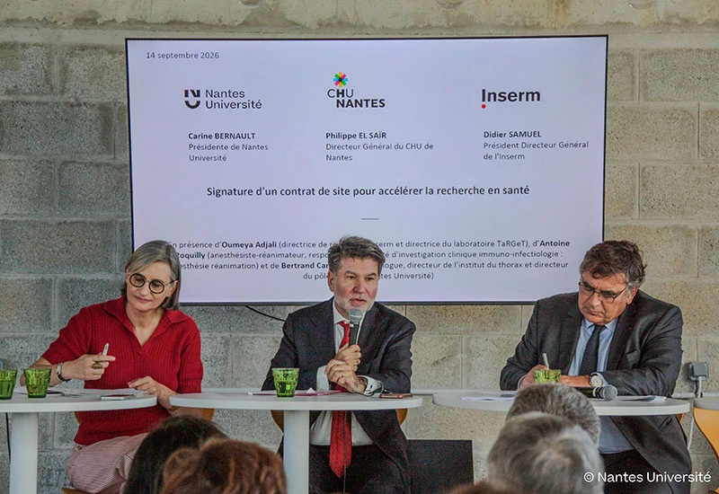 Signature contrat de site CHU de Nantes - Nantes Université - Inserm