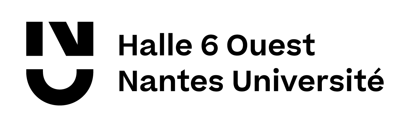 logo halle 6 ouest noir