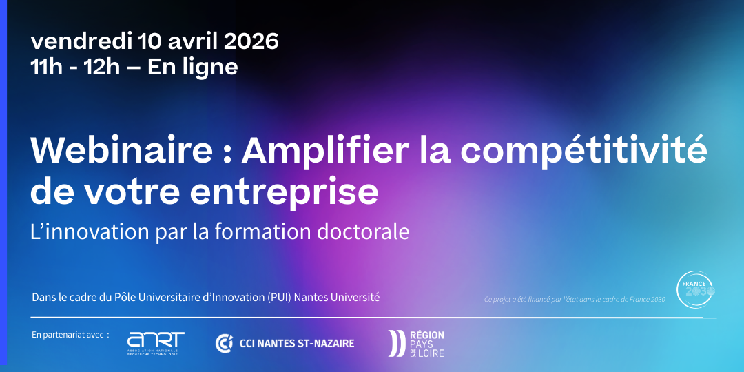 Webinaire  Amplifier la compétitivité de votre entreprise par la formation doctorale