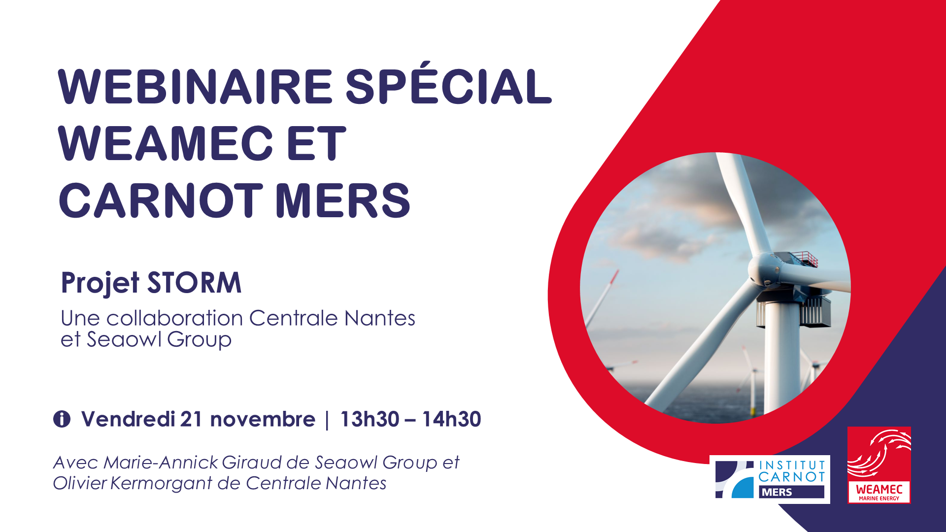 Webinaire Weamec projet STORM 2025